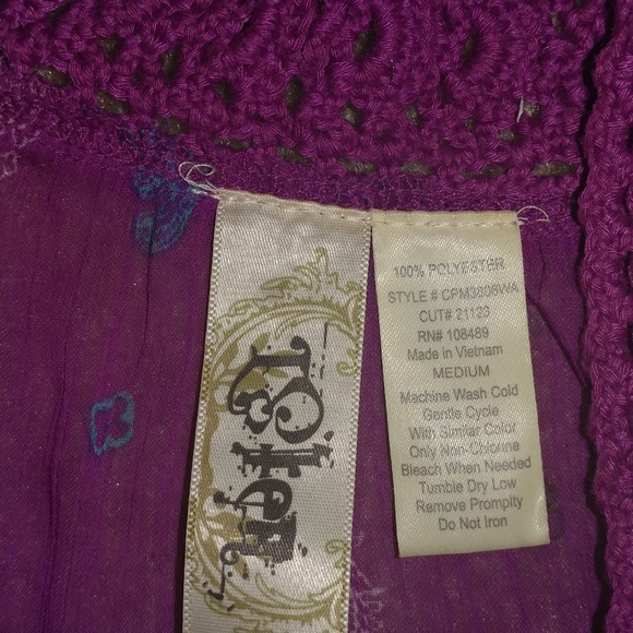 Fuchsia top - Picture 2 of 3